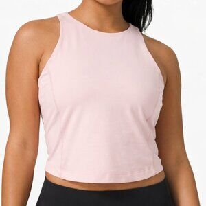 Lululemon Align High Neck Tank Top In Light Pink | Size 16